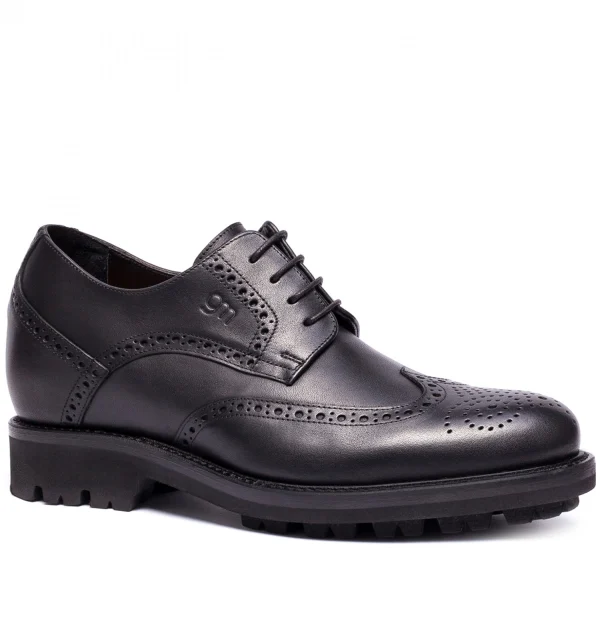 King’s Road - Elevator Shoes in Full Grain Leather from 2.4 to 3.1 inches