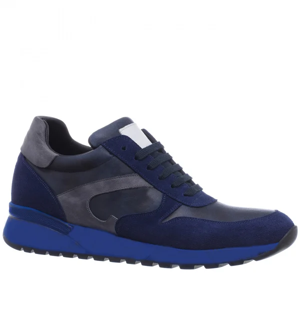 Nebraska - Elevator Sneakers in Mix of leathers from 2.4 to 3.1 inches