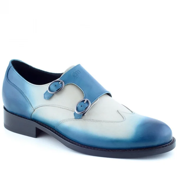 Sanremo - Elevator Shoes in Full Grain Leather from 2.4 to 3.1 inches