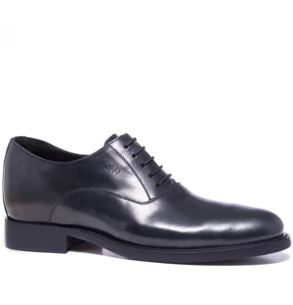 Rue Saint-Honoré - Elevator Shoes in Cordovan Leather from 2.4 to 3.1 inches