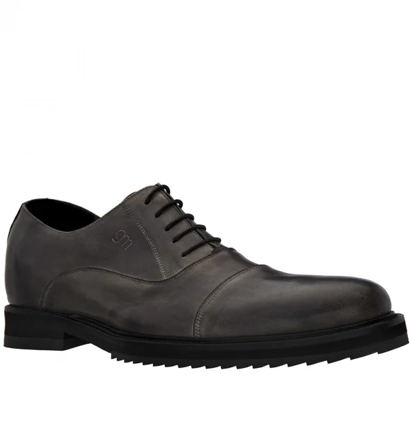 Genova - Elevator Dress Shoes in Hand Buffered Leather from 2.4 to 3.1 inches