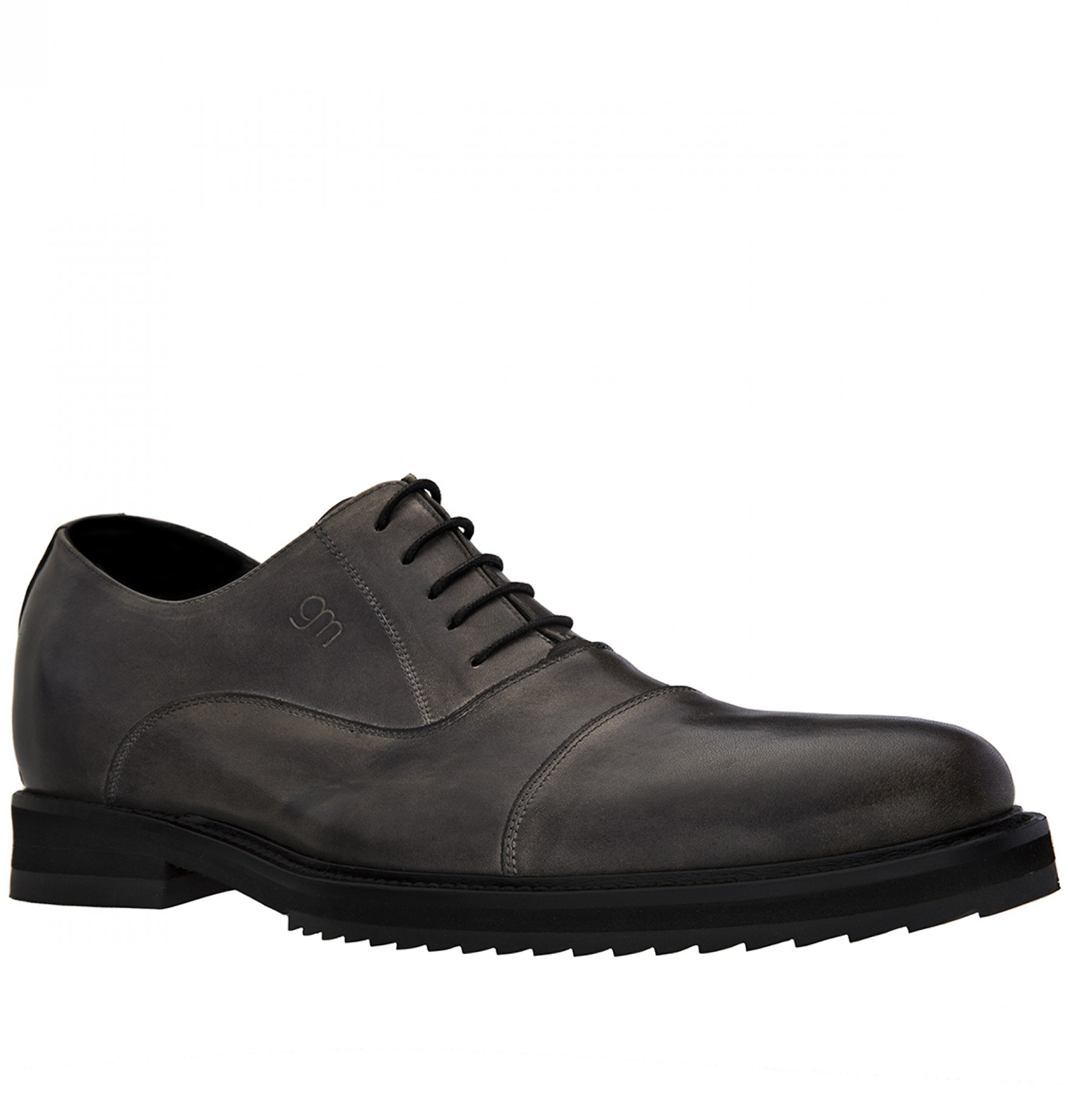 Genova - Elevator Dress Shoes in Hand Buffered Leather from 2.4 to 3.1 inches