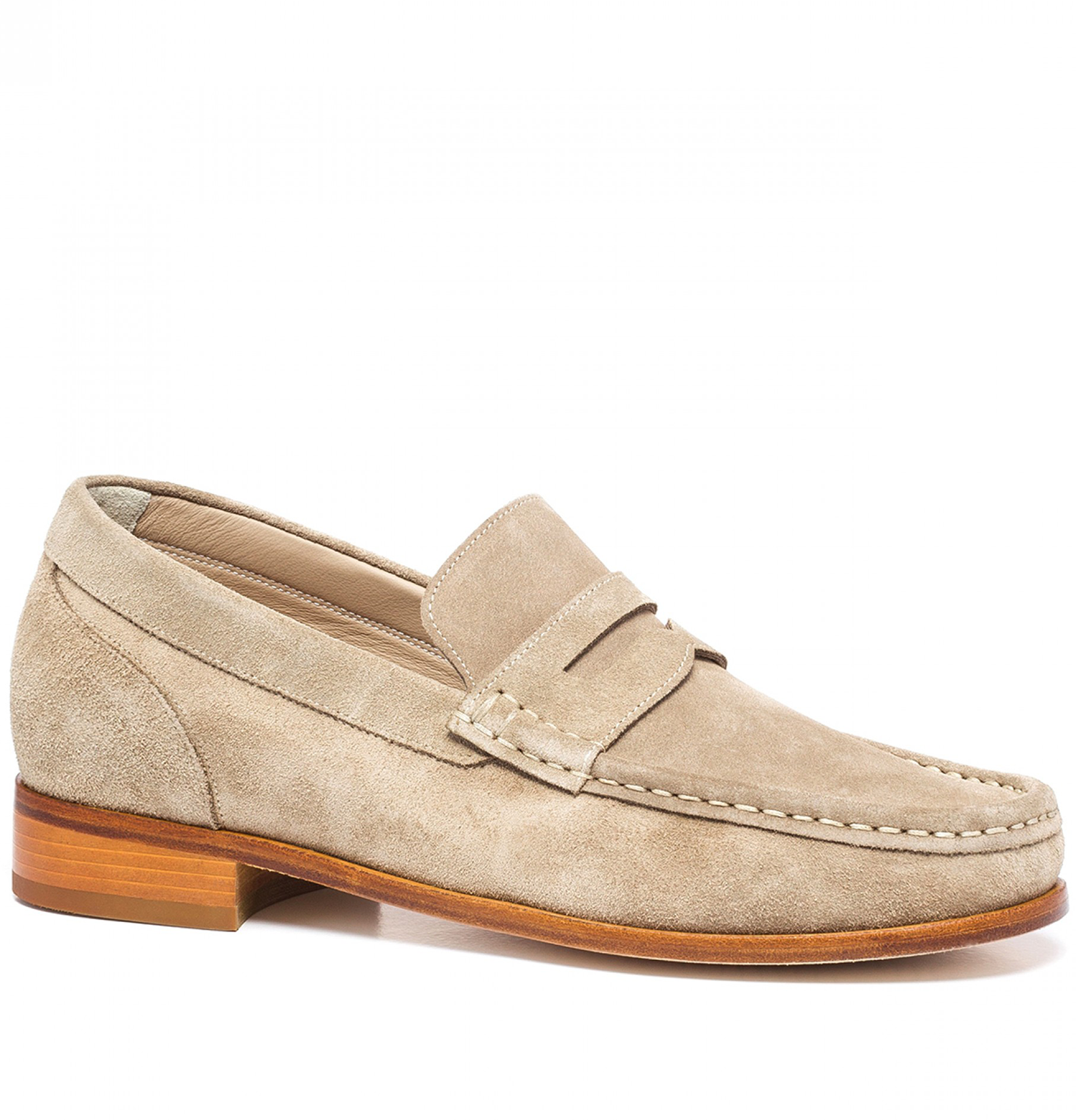 Kazakistan - Elevator Loafers in Suede Leather up to 2.6 inches