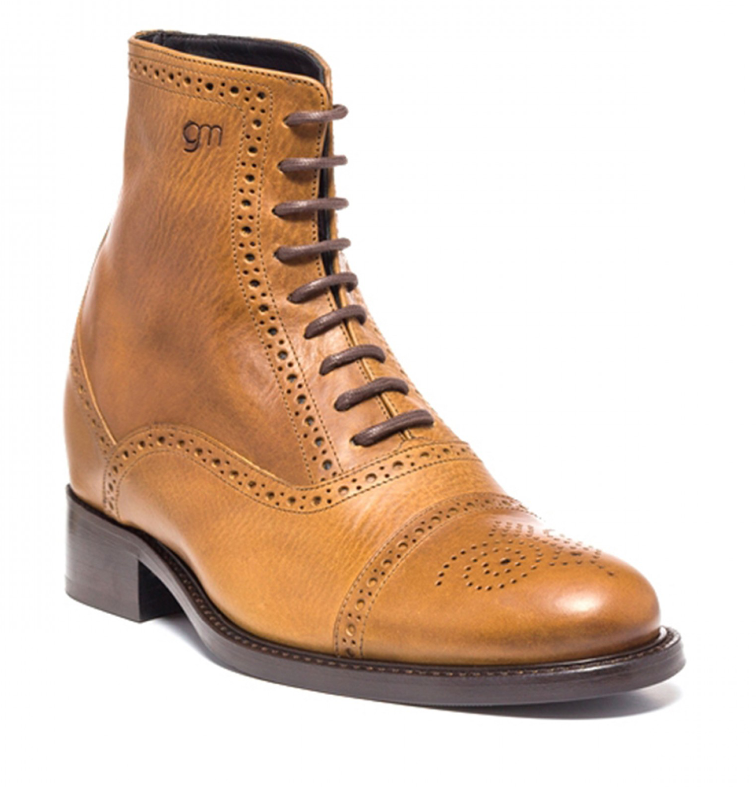 Kolhmarkt - Elevator Boots in Full Grain Leather from 2.4 to 4 inches