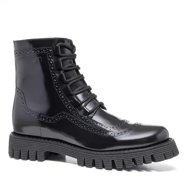 Sloane Square - Elevator Boots in Patent Leather from 2.4 to 4 inches