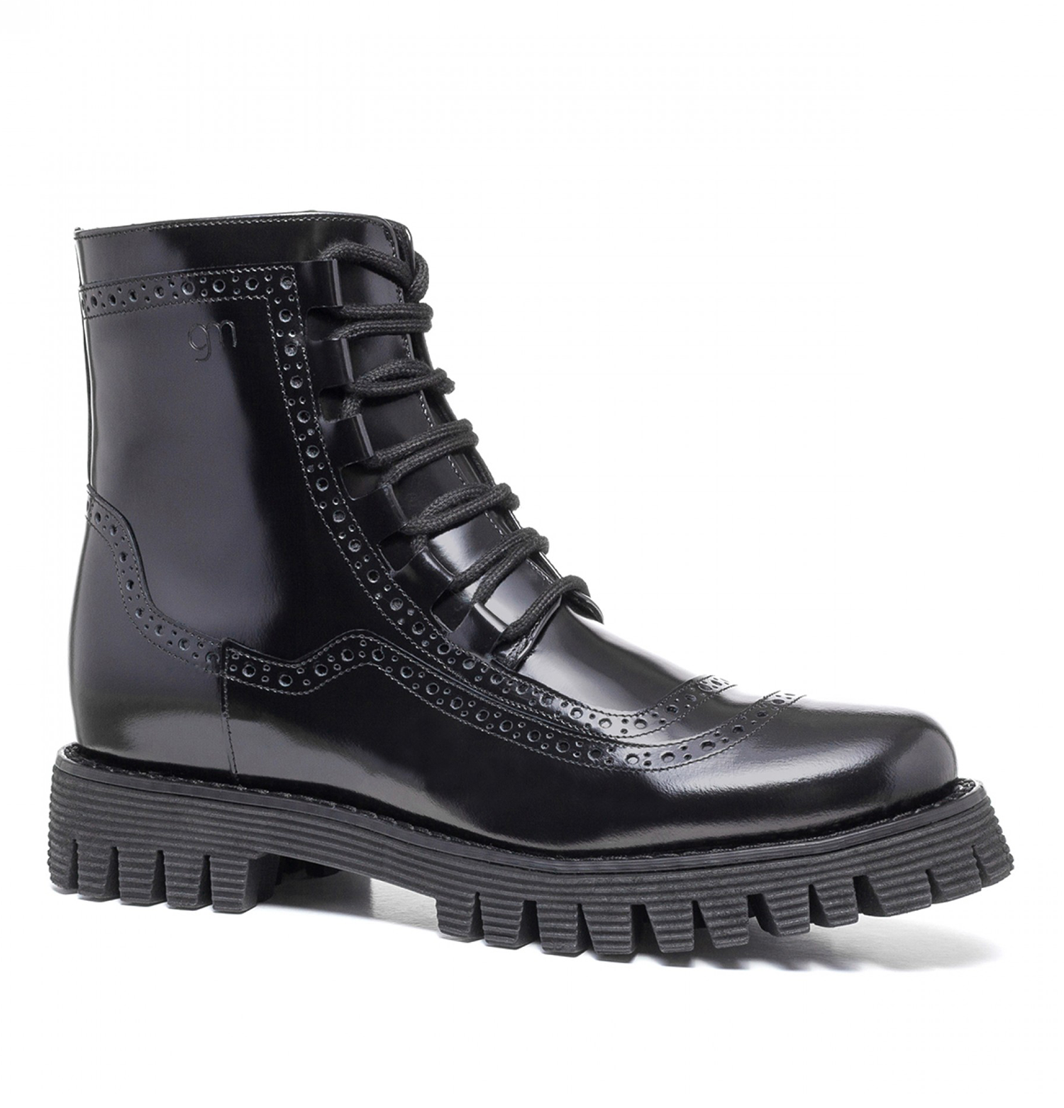 Sloane Square - Elevator Boots in Patent Leather from 2.4 to 4 inches