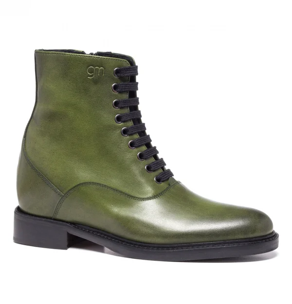 Delaware - Elevator Boots in Full grain Leather from 2.4 to 4 inches