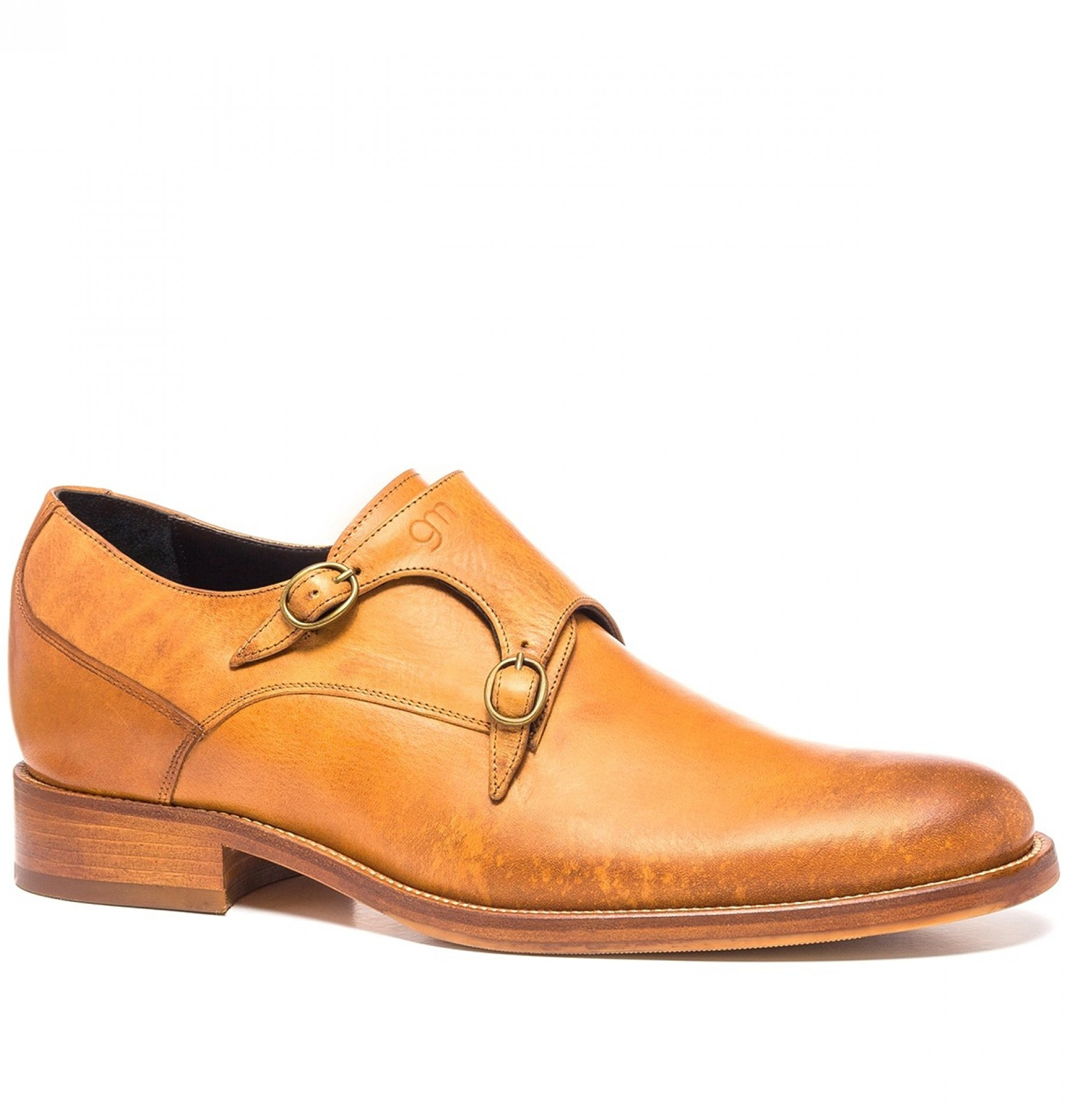 Columbus Circle - Elevator Shoes in Full Grain Leather from 2.4 to 3.1 inches