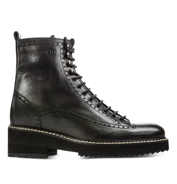 Lubbock - Elevator Boots in Full Grain Leather from 4 to 6 inches