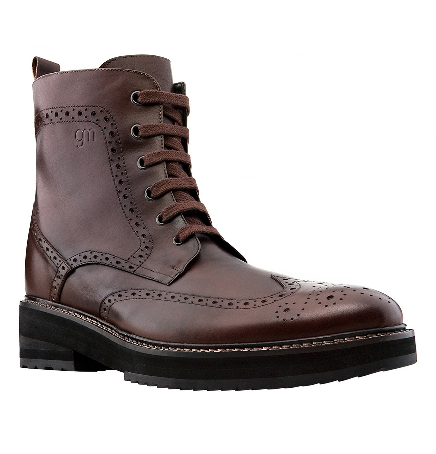 Taipei - Elevator Boots in Full Grain Leather from 4 to 6 inches