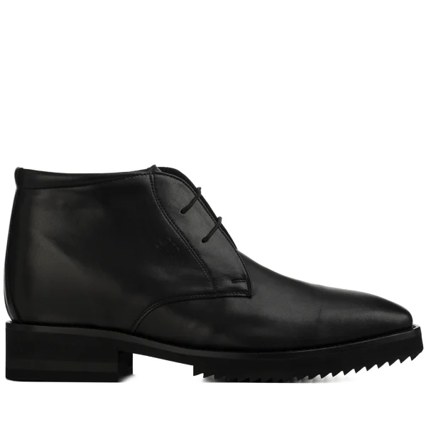 Marassi - Elevator Ankle Boots in Full Grain Leather from 2.4 to 3.1 inches