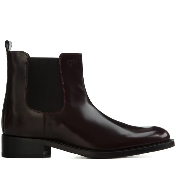 Monterosso - Elevator Chelsea Boots in Brushed Leather from 2.4 to 4 inches