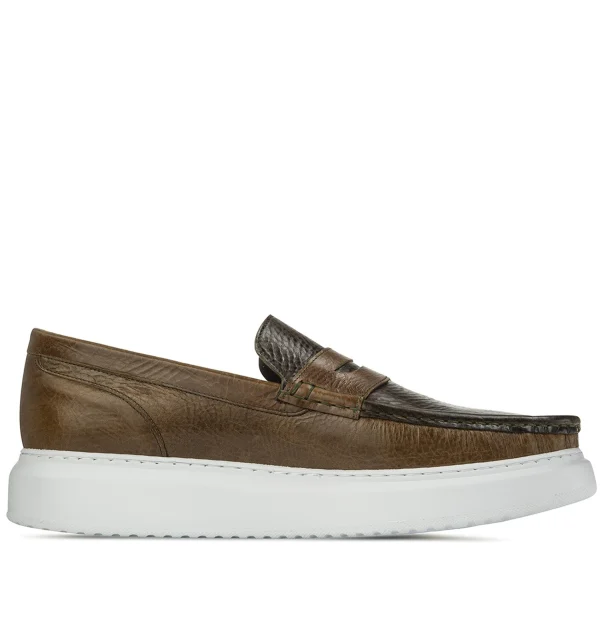 Minorca - Elevator Slip-Ons in Full Grain Leather from 2 to 2.8 inches