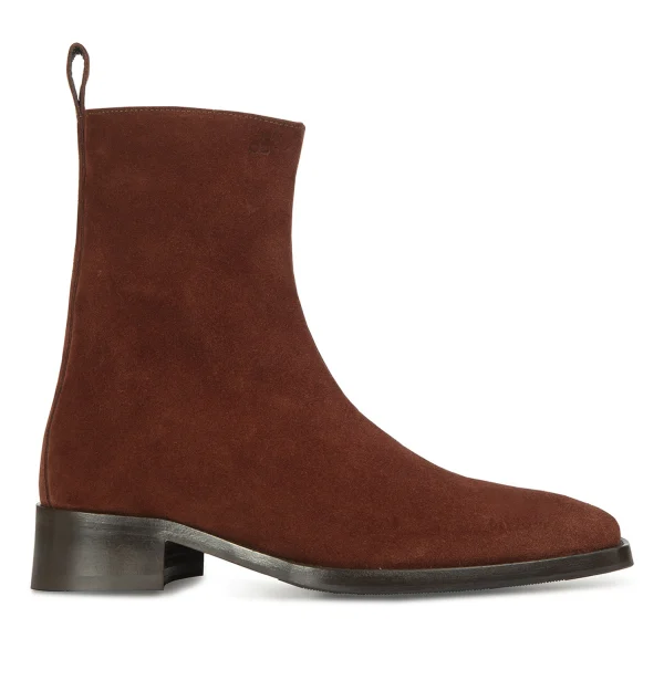 Warren - Elevator Boots in Suede Leather from 2.4 to 4 inches