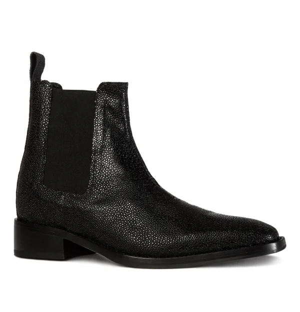 The Masterpiece - Elevator Boots in Stingray Leather from 2.4 to 3.1 inches