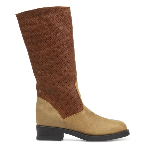 Anderson - Elevator Boots in Mix of leathers from 2.4 to 3.1 inches