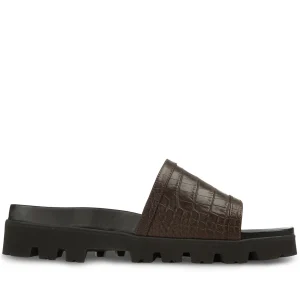Idra - Elevator Sandals in Full Grain Leather up to 6 cm