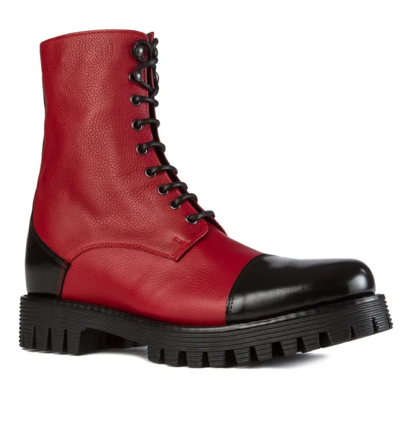 Stendhal - Elevator Boots in Mix of leathers from 2.4 to 4 inches