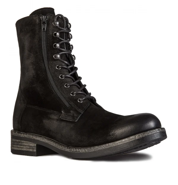 Rebel James - Elevator Boots in Suede Leather from 2.4 to 4 inches