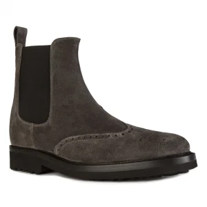 Aquila - Elevator Boots in Suede Leather from 2.4 to 4 inches