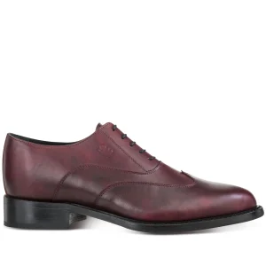 Alika - Elevator Shoes in Hand Bufferd Leather from 2.4 to 3.1 inches