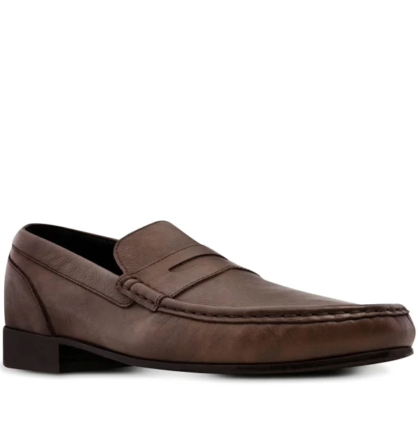 Arezzo - Elevator Loafers in Full Grain Leather up to 2.6 inches