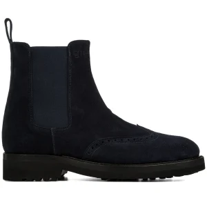 Asciano - Elevator Chelsea Boots in Suede Leather from 2.4 to 4 inches