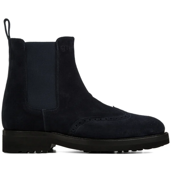 Asciano - Elevator Chelsea Boots in Suede Leather from 2.4 to 4 inches