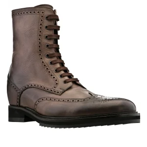 Austin - Elevator Boots in Full Grain Leather from 2.4 to 3.1 inches
