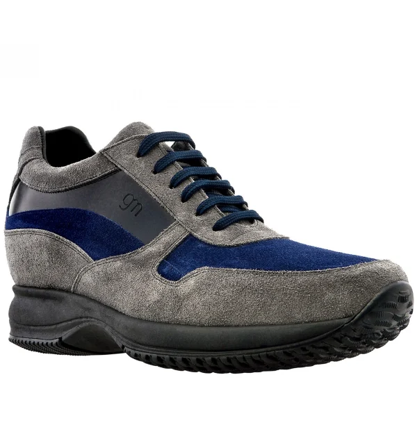 Bellagio - Elevator Sneakers in Mix of leathers from 2.4 to 4 inches