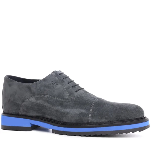 Bergamo - Elevator Shoes in Suede Leather from 2.4 to 3.1 inches