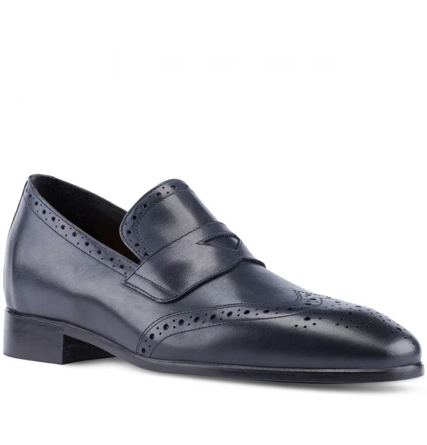 Maldives - Elevator Loafers in Full grain Leather up to 2.6 inches