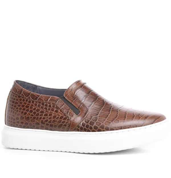 Boa Vista - Elevator Slip-Ons in Full Grain Leather up to 6 cm