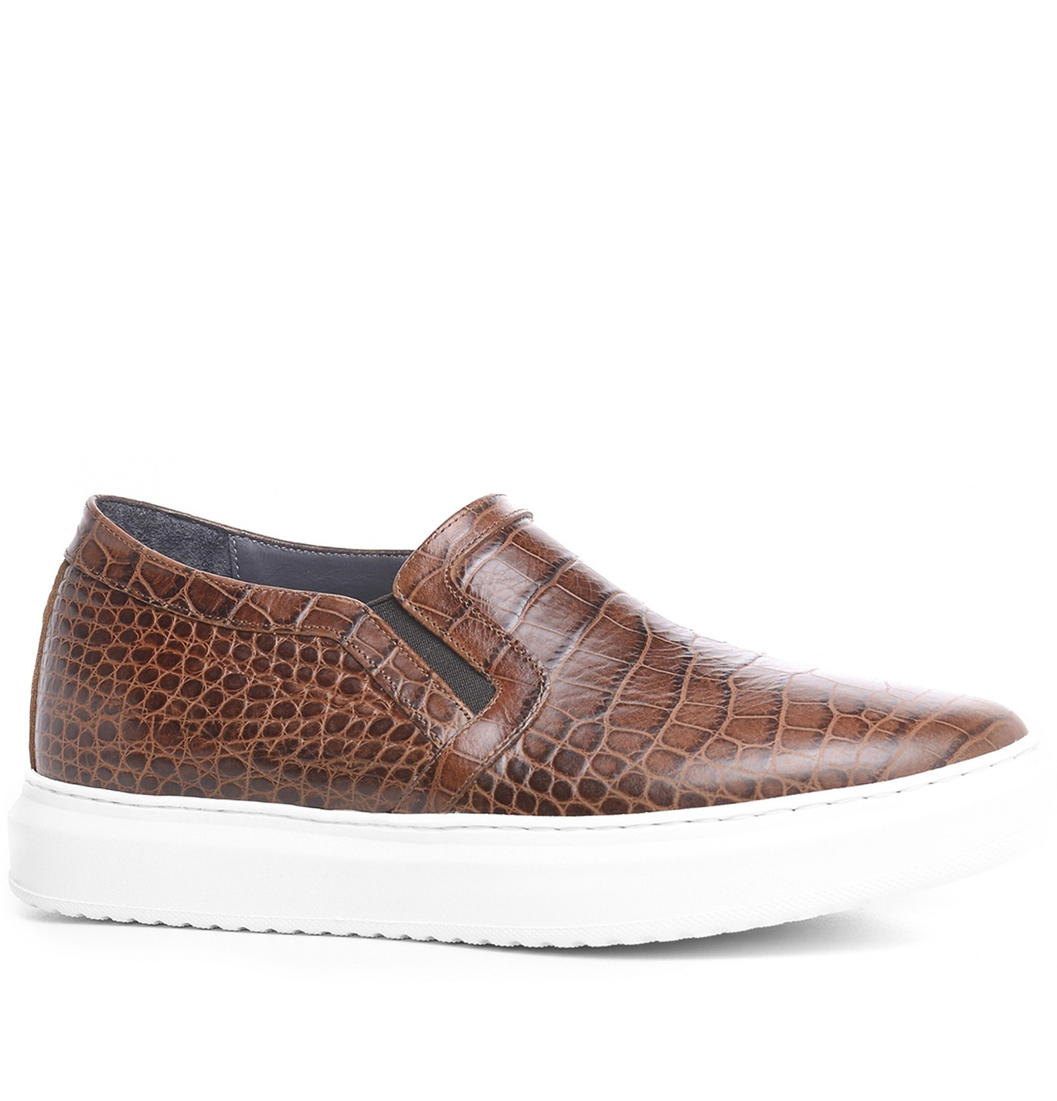 Boa Vista - Elevator Slip-Ons in Full Grain Leather up to 6 cm
