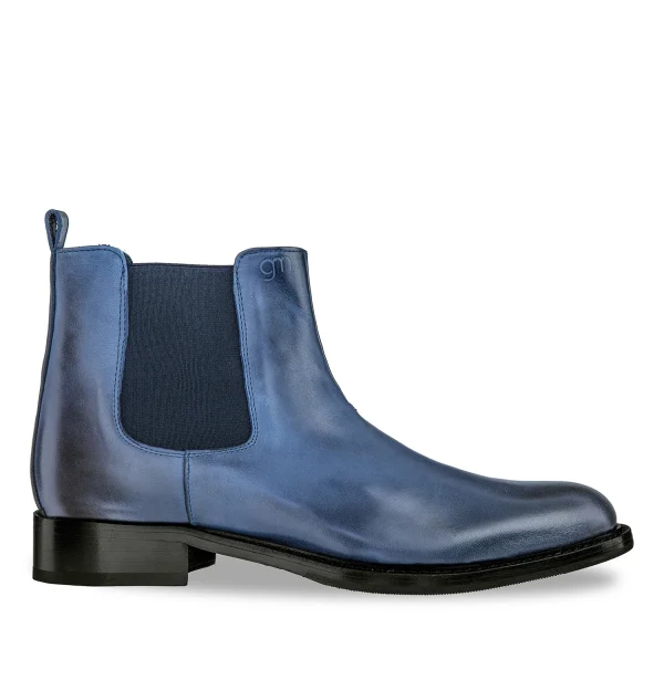 Bradford - Elevator Boots in Full Grain Leather from 2.4 to 4 inches