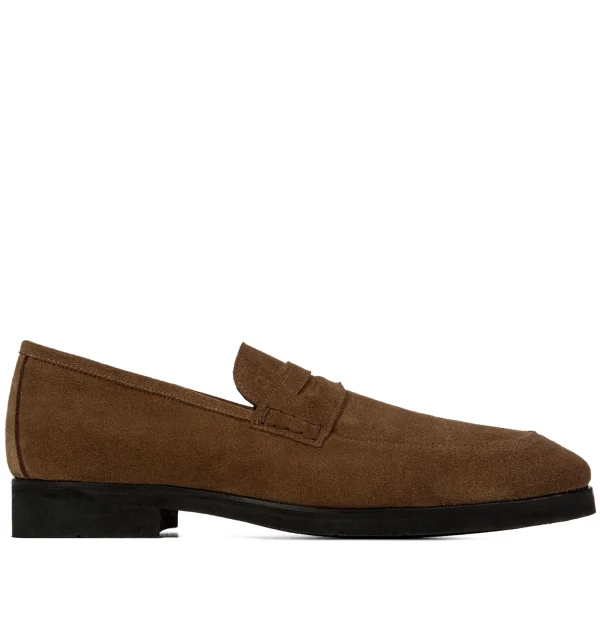 Brisighella - Elevator Loafers in Suede Leather up to 2.6 inches