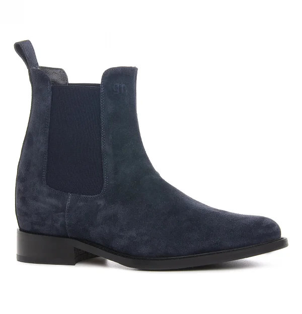 Broome Street - Elevator Boots in Suede Leather from 2.4 to 4 inches