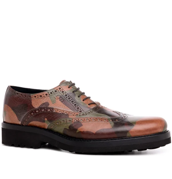 Military - Elevator Shoes in Full grain Leather from 2.4 to 3.1 inches