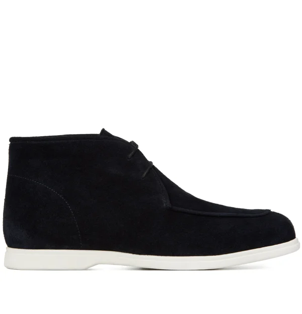Caorle - Elevator Ankle Boots in Suede Leather up to 2.75 inches