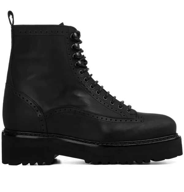 Capannori - Elevator Boots in Rubberized Effect Leather from 4 to 6 inches