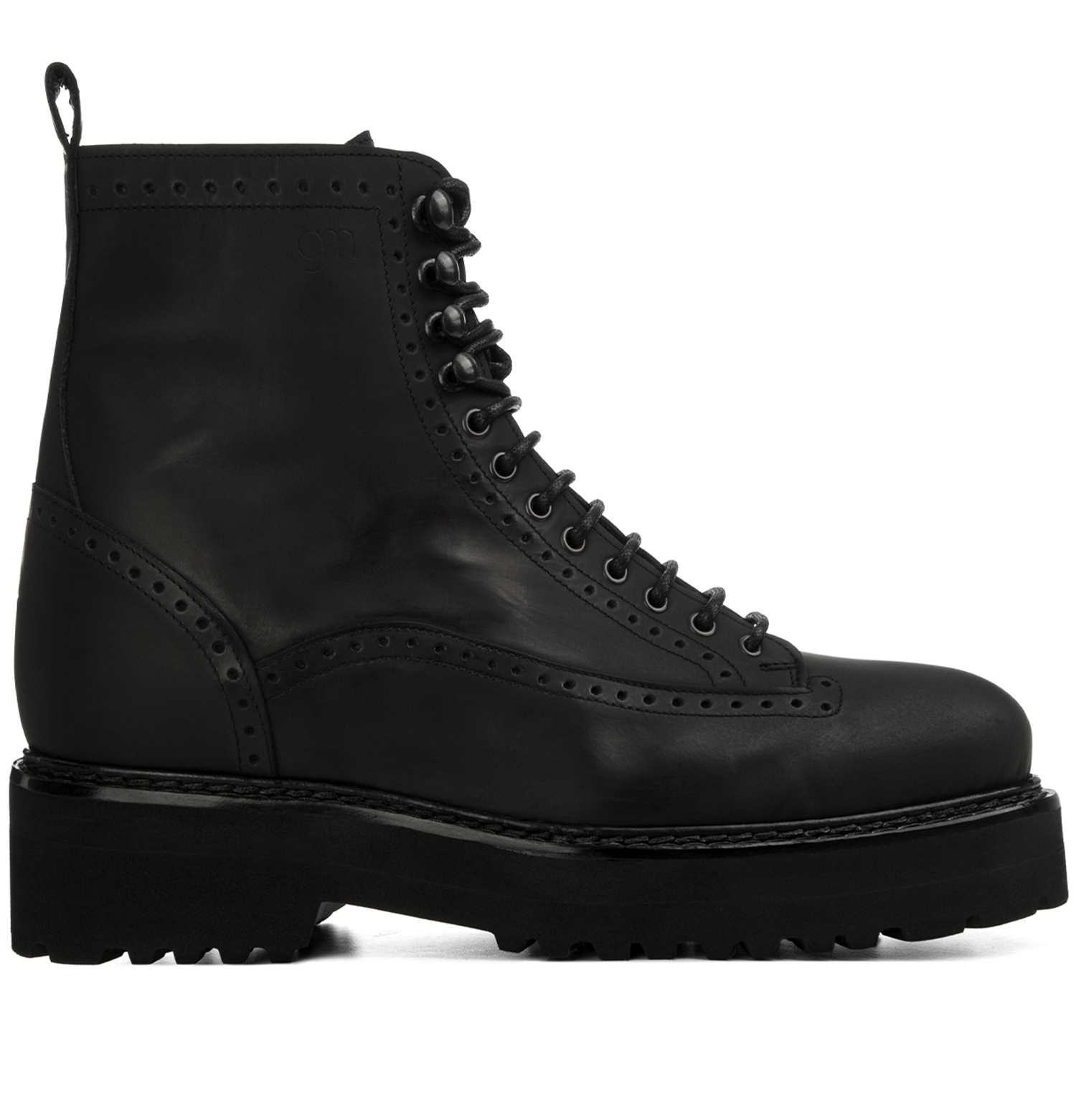 Capannori - Elevator Boots in Rubberized Effect Leather from 4 to 6 inches