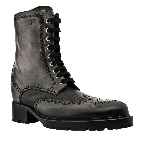 Carnaby - Elevator Boots in Full Grain Leather from 2.4 to 3.1 inches