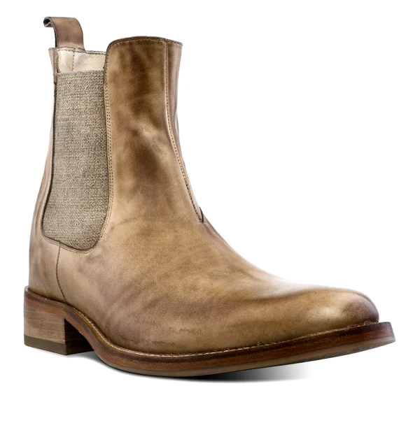 Chelsea Limited Edition - Elevator Boots in Full Grain Leather from 2.4 to 3.1 inches