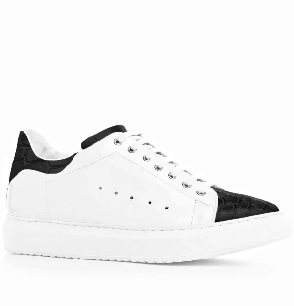 Coconut Grove - Elevator Sneakers in Mix of leathers from 2.4 to 3.1 inches