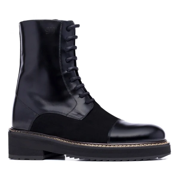 Cologne - Elevator Boots in Mix of leathers from 4 to 6 inches