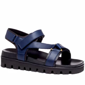 Costa Smeralda - Elevator Sandals in Full grain Leather up to 2 inches