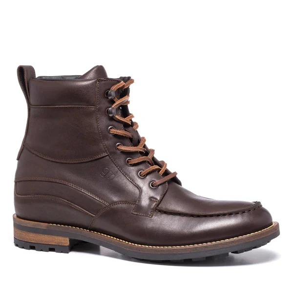 Courmayeur - Elevator Boots in Full grain Leather from 2.4 to 3.1 inches