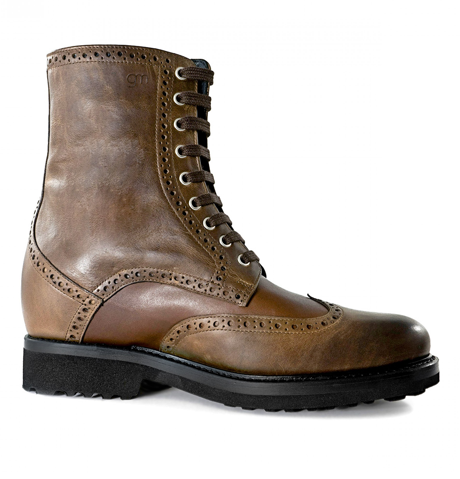 Coventry - Elevator Boots in Mix of leathers from 2.4 to 4 inches
