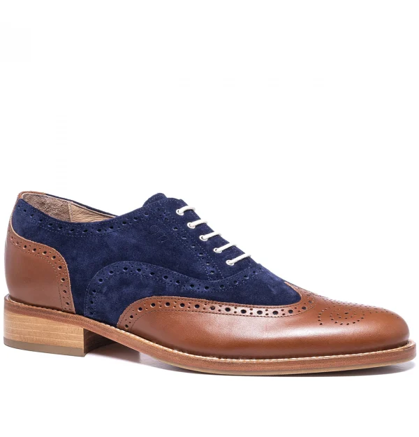 Derby - Elevator Shoes in Mix of leathers from 2.4 to 3.1 inches