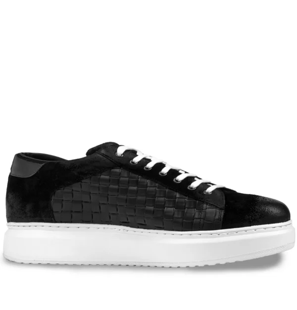 Dudley - Elevator Sneakers in Mix of leathers up to 6 cm